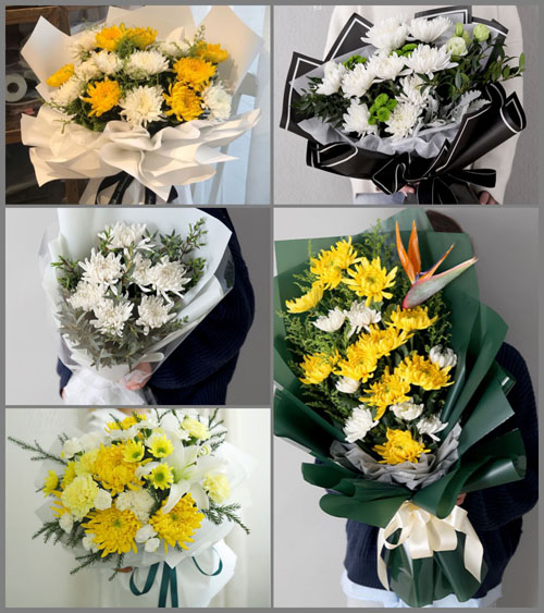 四川成都彭州市三界镇三界场社区白事花束代送
